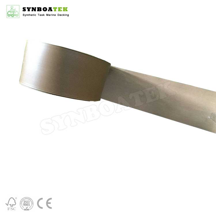 QZ-EW Anti-Slip Synthetic Teak PVC Deck