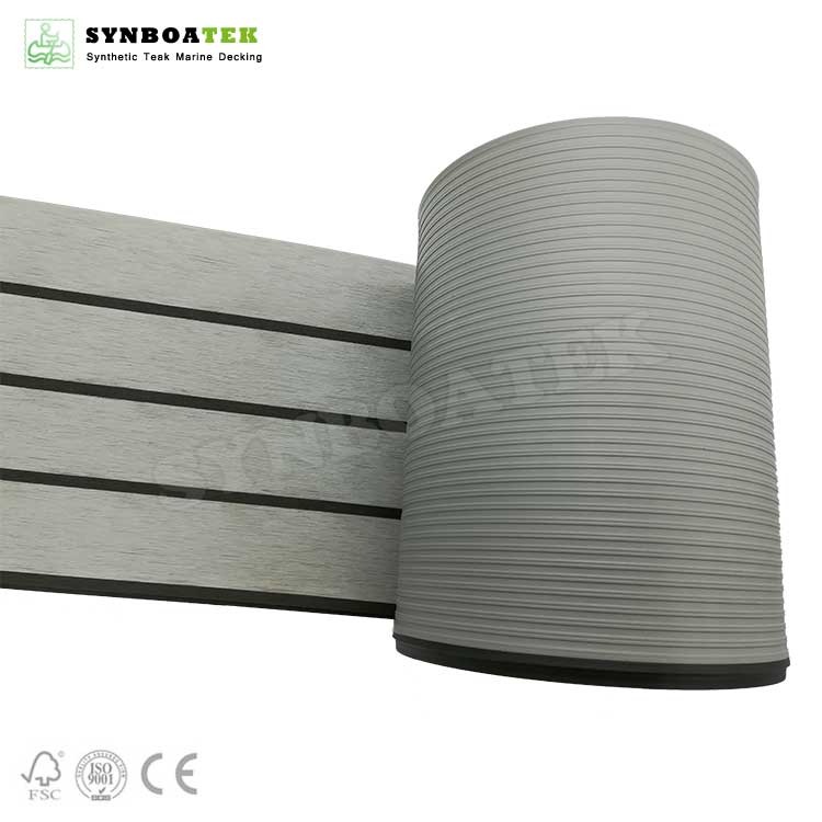 QZG-STB Embossing And Sanding Soft PVC Boat Decking